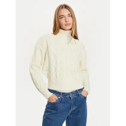Zdjęcie Wrangler Sweter 112356472 Écru Regular Fit