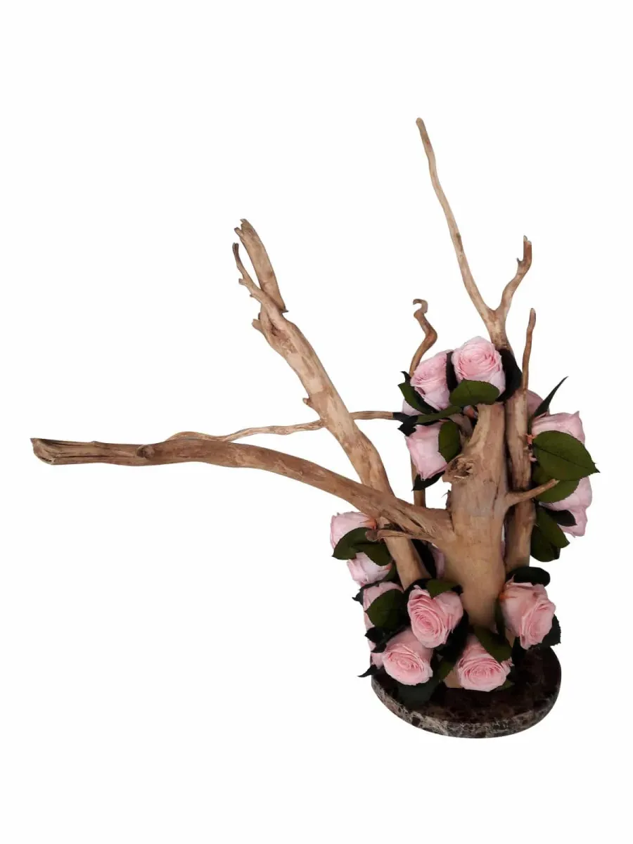 obrazek 2 Wyjątkowa dekoracja – Bonsai ze stabilizowanymi różami