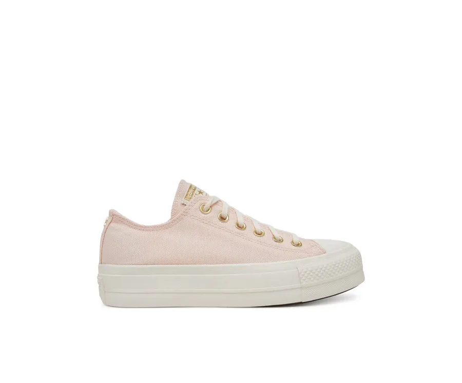obrazek 1 Converse Trampki Chuck Taylor All Star Lift Platform Gold A12584C Różowy