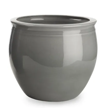 Picture Stylish ceramic flower pot H.42xL.46xD.Int.37 cm