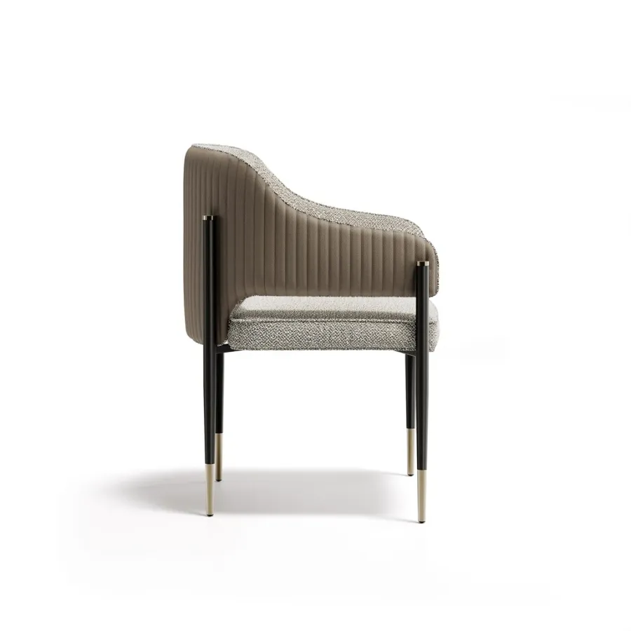 obrazek 1 Stylowe modernistyczne krzesło do jadalni - prosto z Włoch