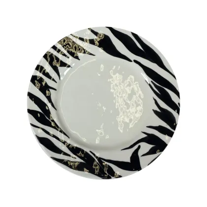 Zdjęcie Wyjątkowy komplet 2 talerzy z ceramiki ręcznie malowanych - Virginia Casa