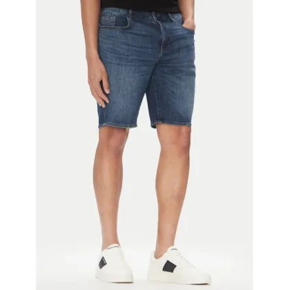 Zdjęcie Armani Exchange Szorty jeansowe XM000073 AF13089 MB002 Granatowy Slim Fit