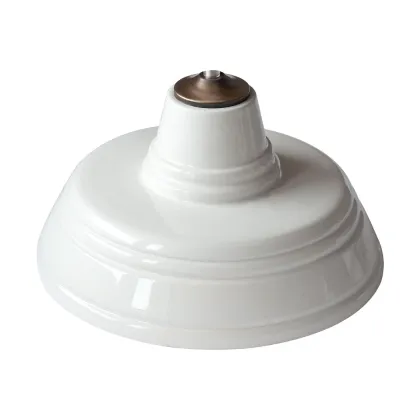 Picture Italian white ceramic chandelier - Virginia Casa