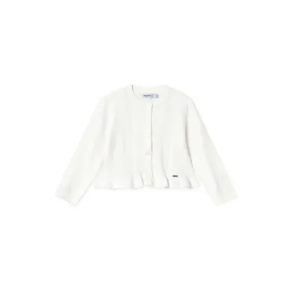 Zdjęcie Mayoral Kardigan 1398 Écru Regular Fit