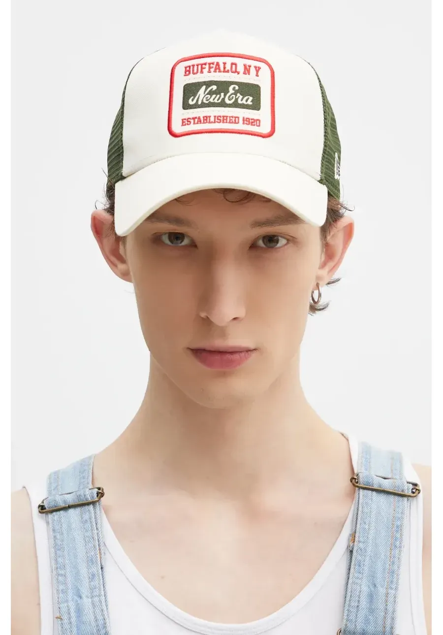 obrazek 1 New Era czapka z daszkiem kolor beżowy z aplikacją 60595467