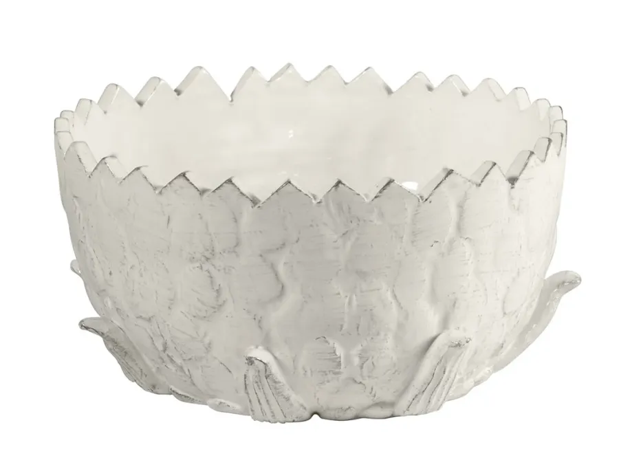 obrazek 1 Luksusowa biała misa wykonana z ceramiki 30 cm - Virginia Casa
