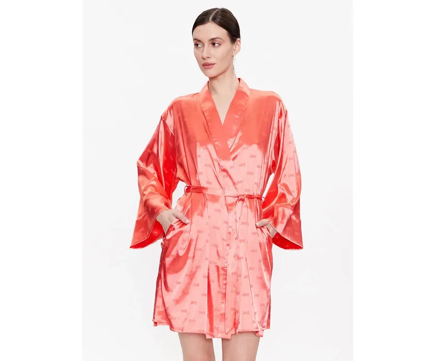 obrazek 1 DKNY Szlafrok YI2022632 Pomarańczowy Regular Fit