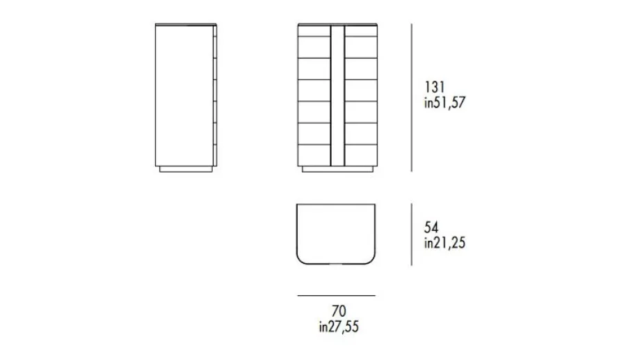 obrazek 3 Piękna komoda z kolekcji Tallboy York od włoskiej marki