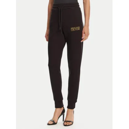 Zdjęcie Versace Jeans Couture Spodnie dresowe 78HAAT06 Czarny Regular Fit