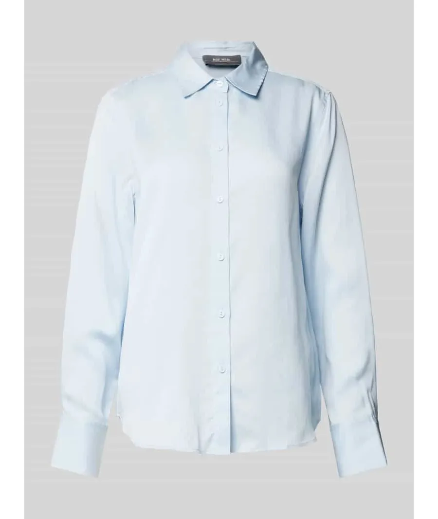 obrazek 1 Bluzka koszulowa o kroju regular fit z mankietami model ‘Kether Tenc’