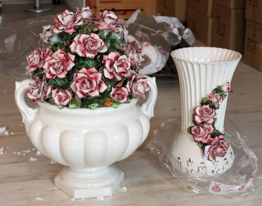 obrazek 2 Piękny luksusowy ceramiczny wazon Ceramiche Sonda