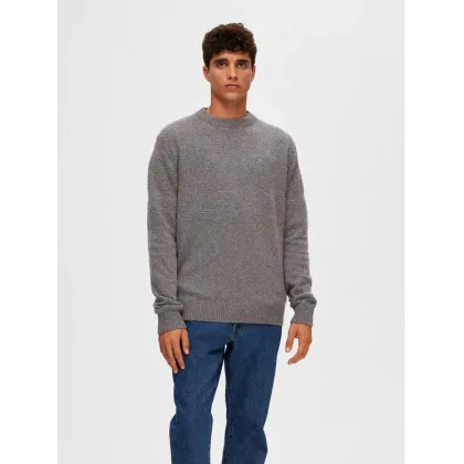 Zdjęcie Selected Homme Sweter 16090155 Szary Regular Fit