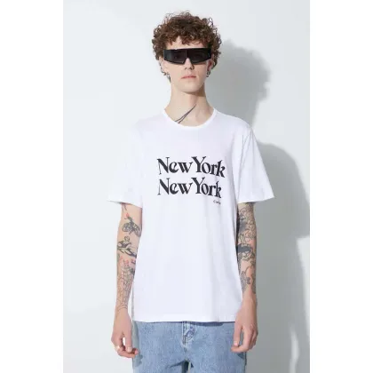 Zdjęcie Corridor t-shirt bawełniany kolor biały z nadrukiem TS0007.W-White