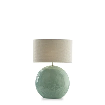 Zdjęcie Mała lampa z glazurowanej ceramiki H.19xL.19xP.9 cm