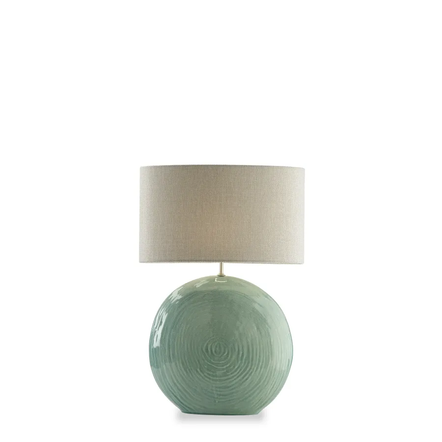 obrazek 1 Mała lampa z glazurowanej ceramiki H.19xL.19xP.9 cm