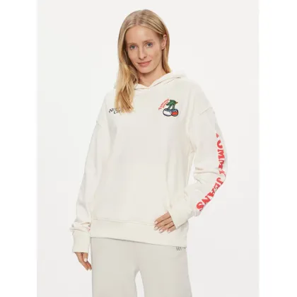 Zdjęcie Tommy Jeans Bluza Cherry DW0DW17707 Biały Relaxed Fit