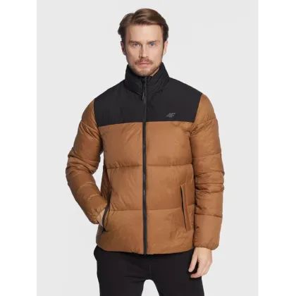 Zdjęcie 4F Kurtka zimowa H4Z22-KUMP005 Brązowy Regular Fit