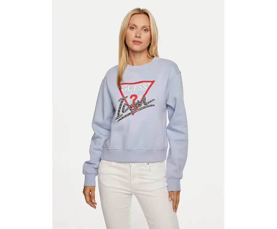 obrazek 1 Guess Bluza W4YQ25 KB681 Różowy Regular Fit