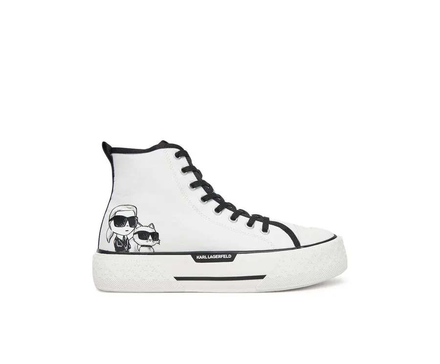 obrazek 1 KARL LAGERFELD Trampki KL60654T Biały