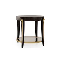 Picture Italian classic table with a lamp for a luxurious interior - Bianchini