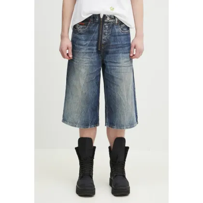 Zdjęcie Martine Rose szorty jeansowe Zip Jean kolor niebieski gładkie 247WD07515