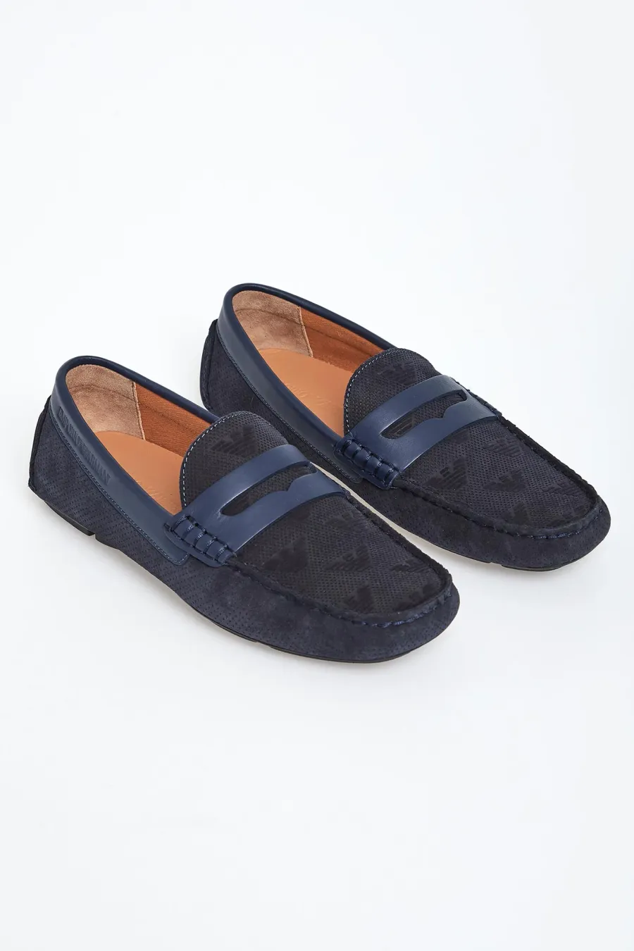 obrazek 1 Mokasyny męskie zamszowe EMPORIO ARMANI Emporio Armani