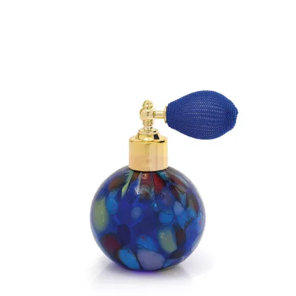 Zdjęcie Niebieska buteleczka na perfumy wykonana ze szkła murano