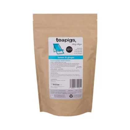 Zdjęcie teapigs Lemon and Ginger herbata sypana 200g TEAPIGS