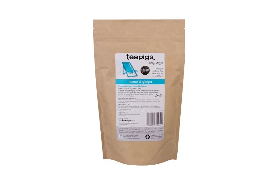obrazek 1 teapigs Lemon and Ginger herbata sypana 200g TEAPIGS