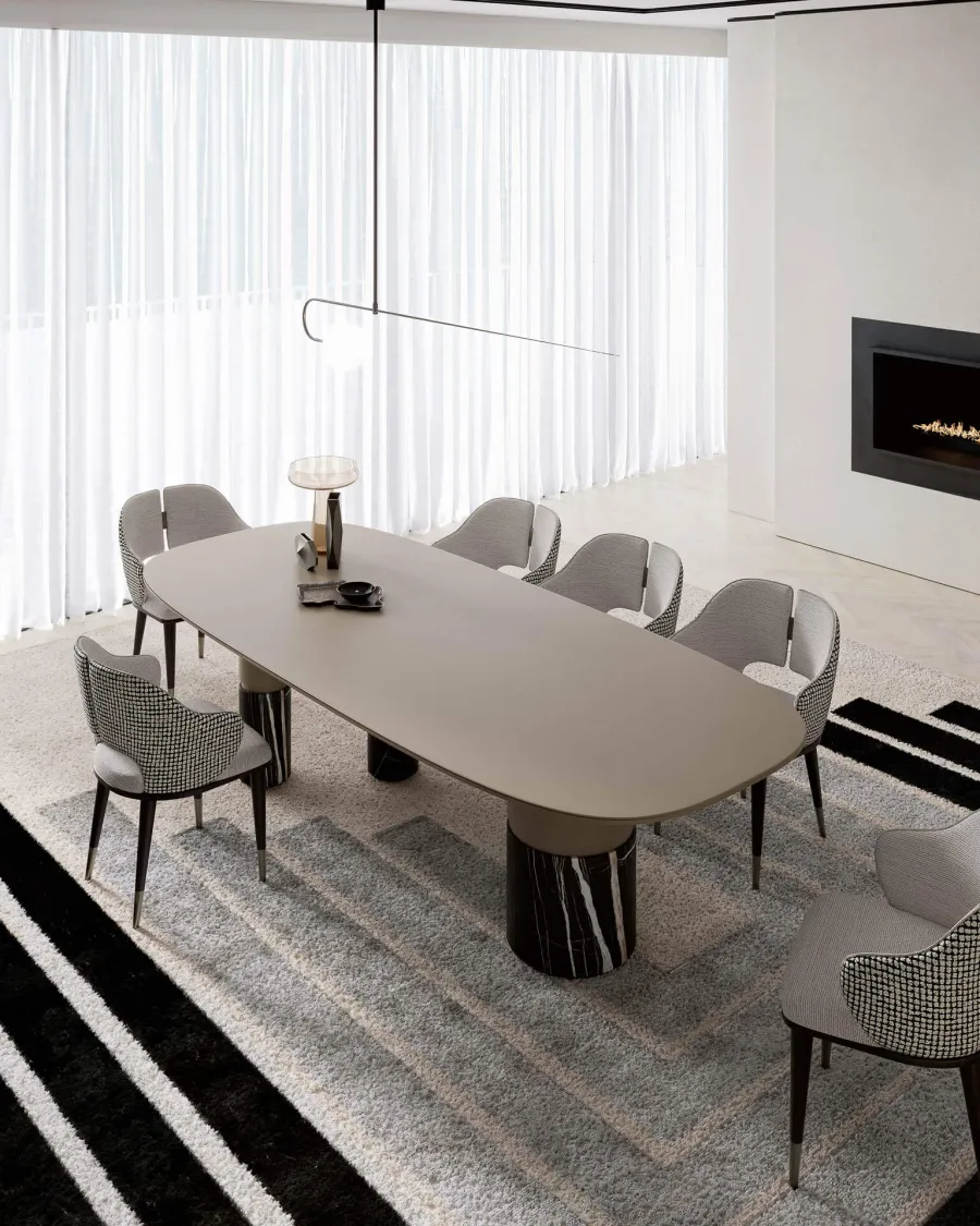 obrazek 10 Ekskluzywne włoskie krzesło w stylu modernistycznym do jadalni