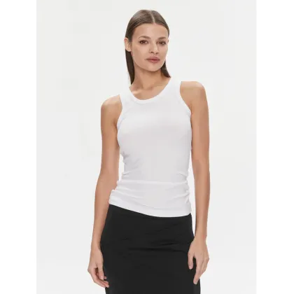 Zdjęcie Calvin Klein Top Modal Rib Tank Top K20K206406 Biały Slim Fit