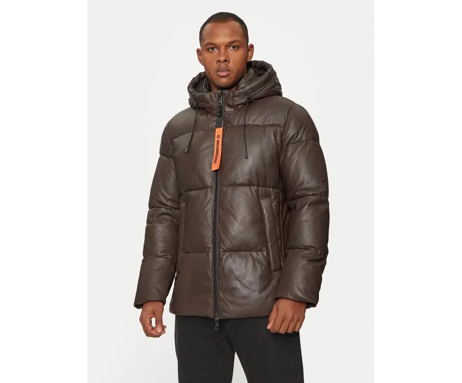 obrazek 1 Milestone Kurtka skórzana Patrick 43104021080 Brązowy Regular Fit