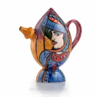 Zdjęcie Ceramiczny dzbanek na wodę lub wino