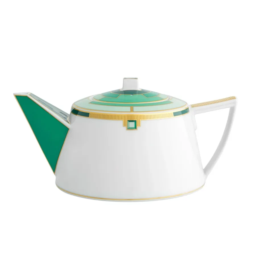 obrazek 1 Dzbanek do herbaty Emerald ze wzorem w stylu Art Deco - Vista Alegre