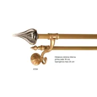 Zdjęcie Stylowy karnisz o wyjątkowym kształcie - Il Paralume Marina