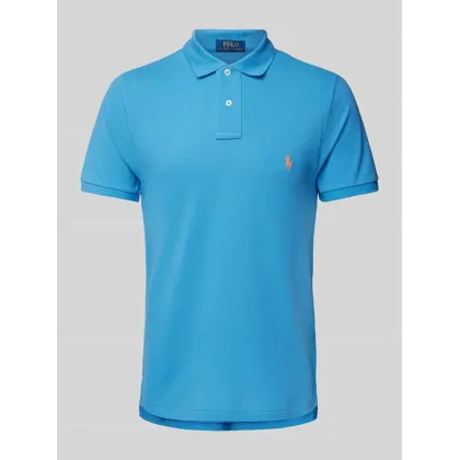 Zdjęcie Koszulka polo o kroju custom fit z czystej bawełny