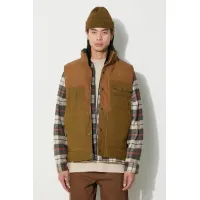 Zdjęcie Filson bezrękawnik puchowy Down Cruiser Vest męski kolor brązowy zimowy FMGIL0005