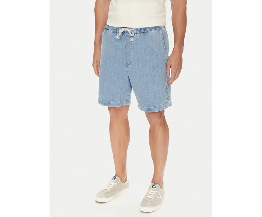 obrazek 1 Mustang Szorty jeansowe Prague 1016652 Niebieski Loose Fit