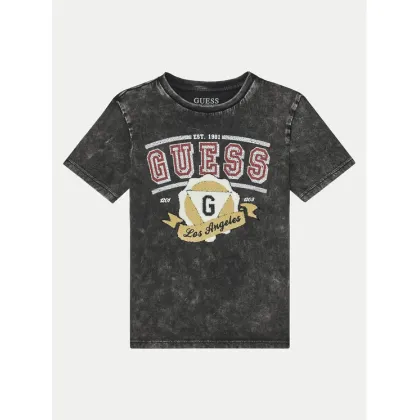Zdjęcie Guess T-Shirt L5RI08 K8HM4 Czarny Regular Fit