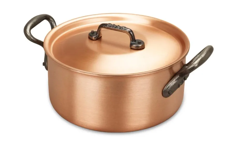 obrazek 3 Garnek casserole o średnicy 20 cm z miedzi belgijskiej firmy