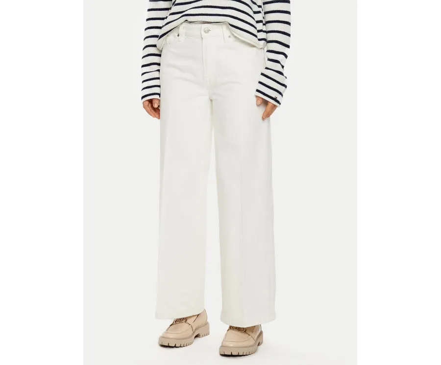 obrazek 1 Tommy Hilfiger Kuloty WW0WW44330 Biały Regular Fit