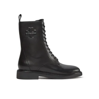 Zdjęcie Tory Burch Botki Double T Combat Boot 154336 Czarny