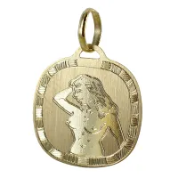 Zdjęcie Złota zawieszka z zodiakalną Panną