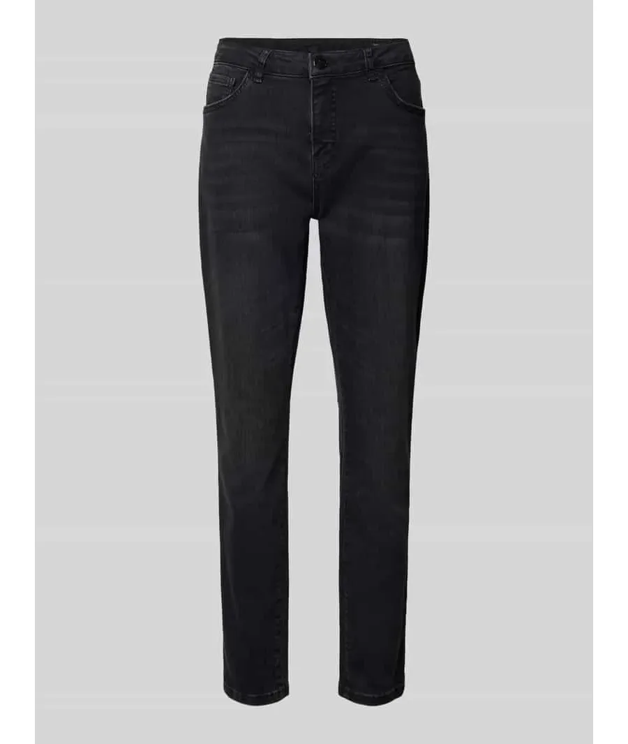 obrazek 1 Jeansy o kroju slim fit z 5 kieszeniami model ‘Evita’