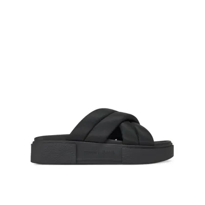 Zdjęcie Tommy Jeans Klapki Tjw Flatform Sandal EN0EN02775 Czarny