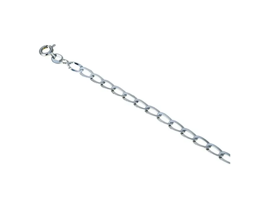 obrazek 1 Złota błyszcząca bransoletka łańcuszkowa dla dzieci 14 cm