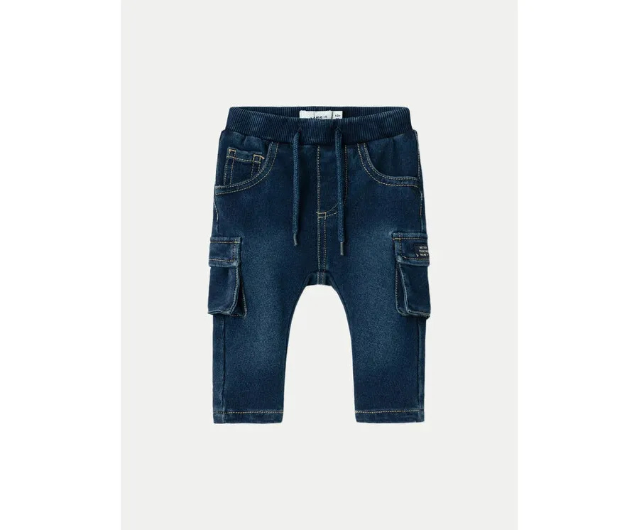 obrazek 1 NAME IT Jeansy 13230842 Granatowy Baggy Fit