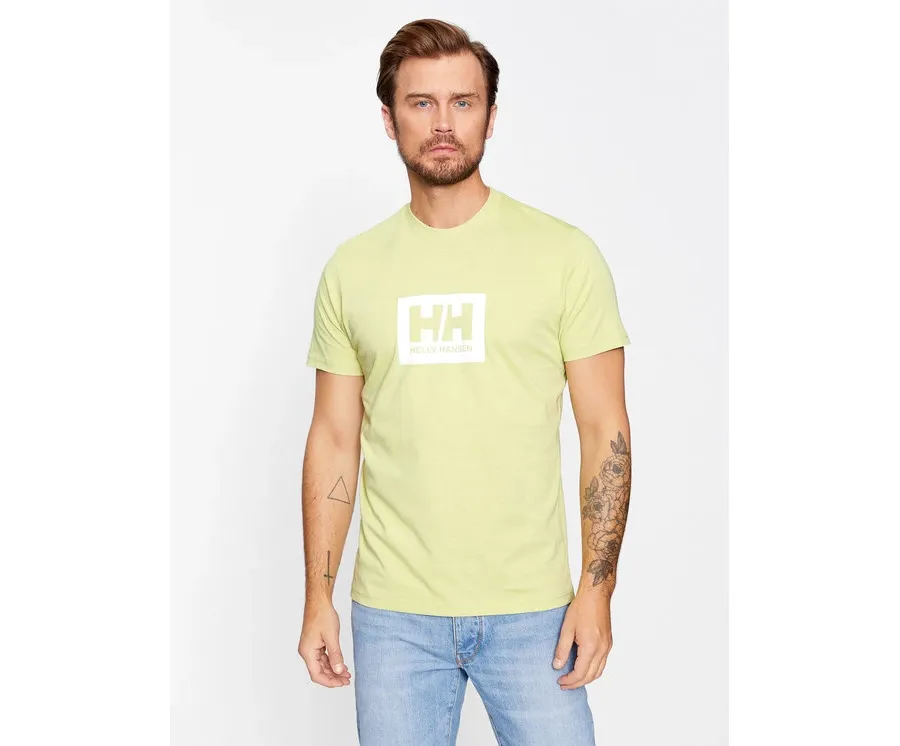 obrazek 1 Helly Hansen T-Shirt Box 53285 Zielony Regular Fit