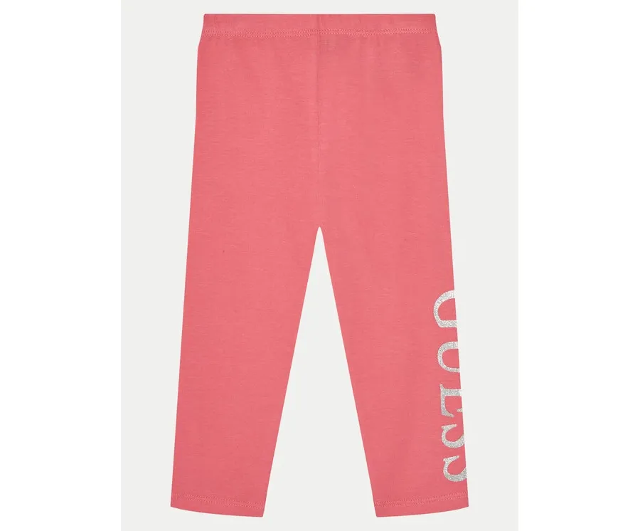 obrazek 1 Guess Legginsy K3YB01 K82K0 Różowy Slim Fit
